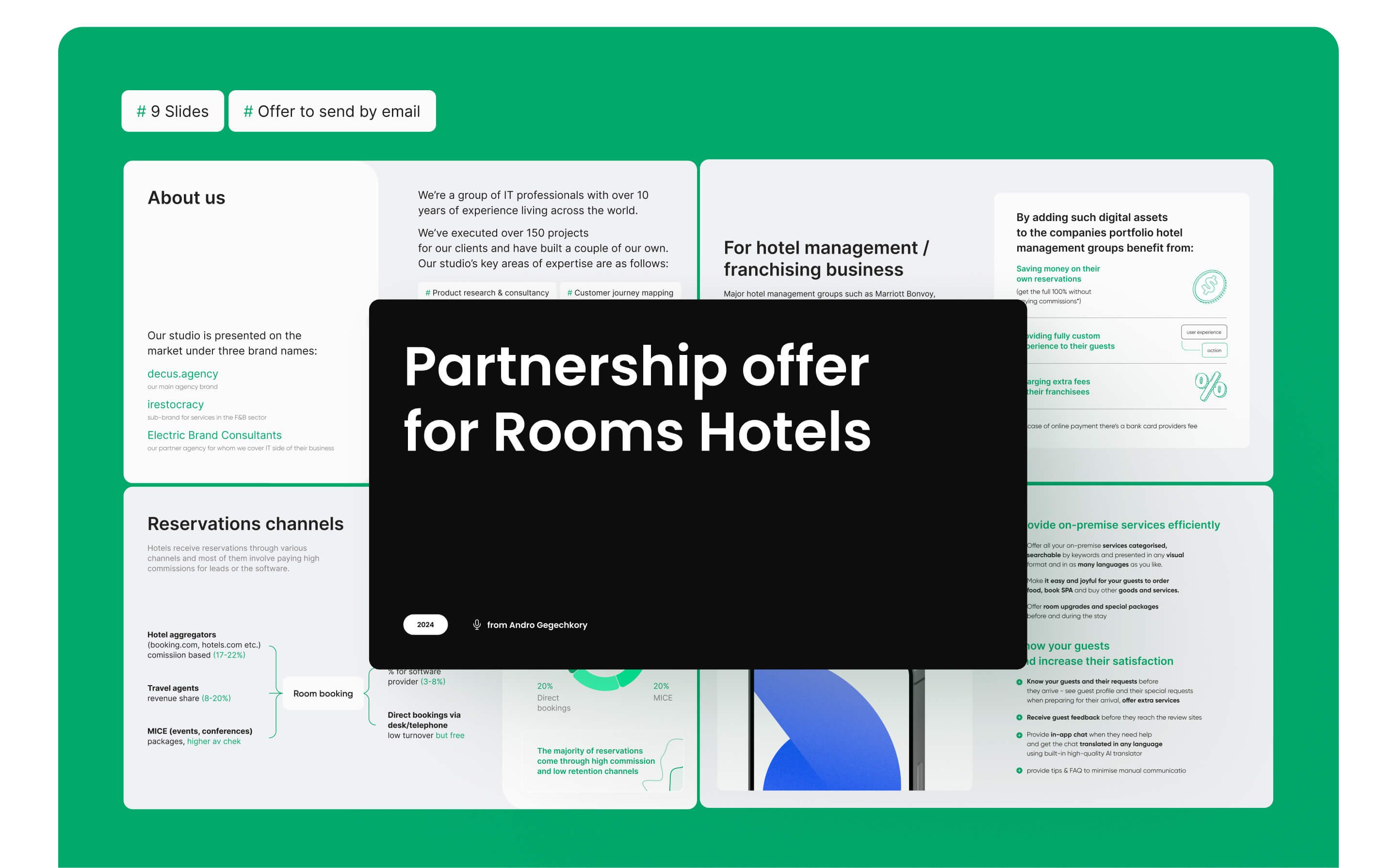 Слайд 1 презентации Partnership offer for Rooms Hotels